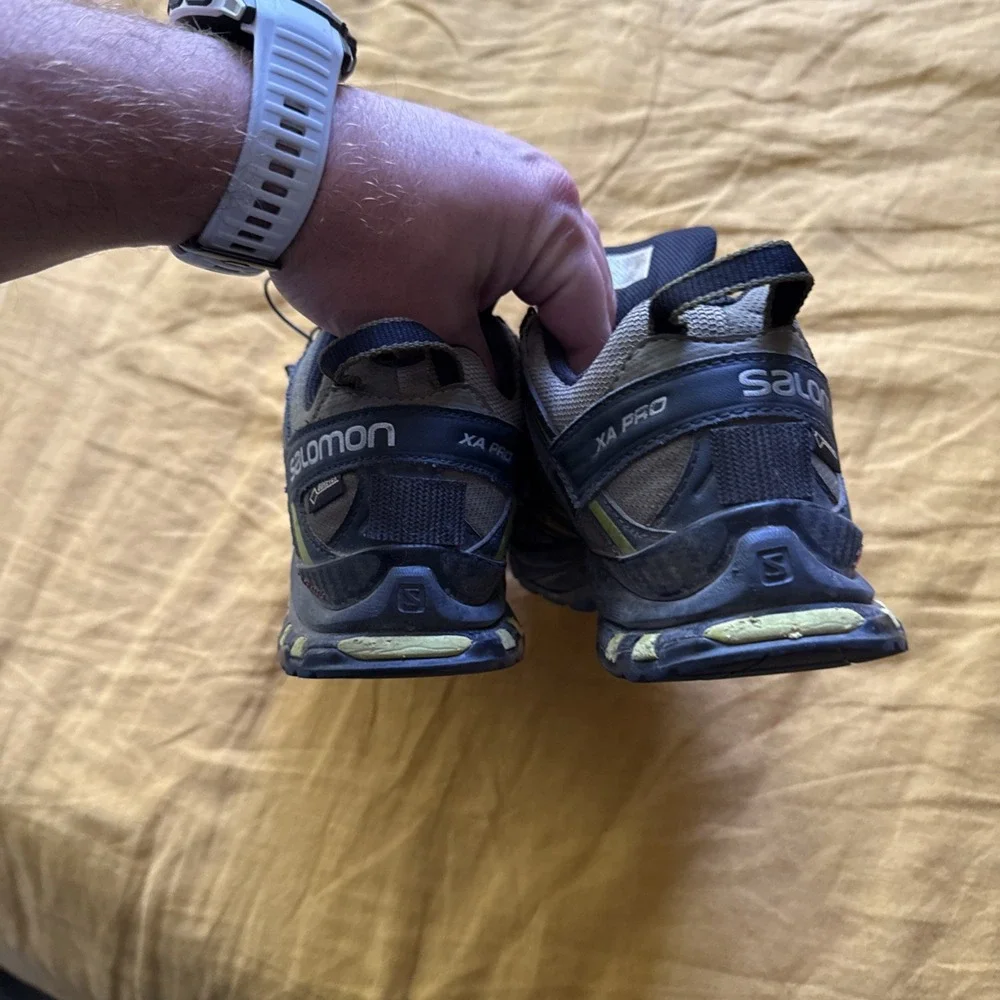 Salomon‎ XA Pro 3D Chassis Men Size 7 Green Well Loved But Solid